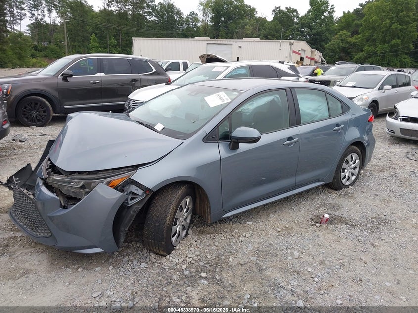 2020 Toyota Corolla VIN 5YFEPRAE0LP093063 IAAI salvage auction — FRONT END, Salvage (Georgia), sold $275 on 2026-07-28 (photo 2)