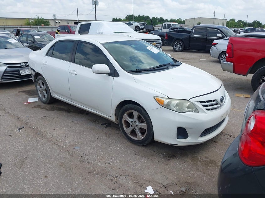 2013 Toyota Corolla VIN 5YFBU4EE7DP204301 IAAI salvage auction — REAR END, Original (Texas), sold $2,950 on 2026-07-29 (photo 1)