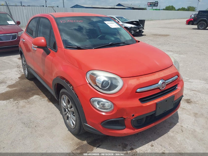 2016 Fiat 500x VIN ZFBCFXBT7GP371835 IAAI salvage auction — NORMAL WEAR, Clear (Montana), sold $1,375 on 2026-07-15 (photo 1)