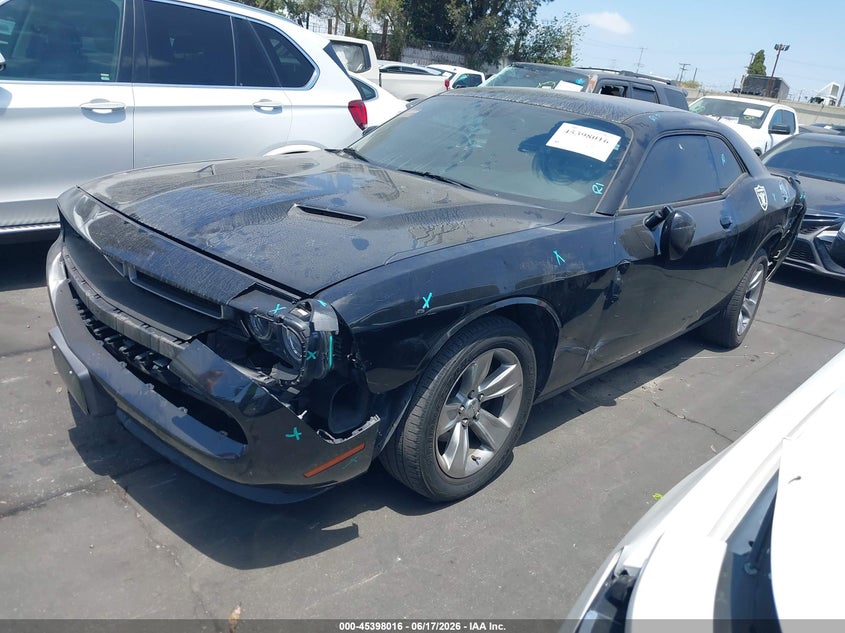 2018 Dodge Challenger VIN 2C3CDZAG3JH219165 IAAI salvage auction — LEFT REAR, Salvage Title, sold $25 on 2026-07-29 (photo 2)