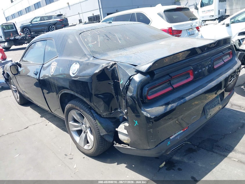2018 Dodge Challenger VIN 2C3CDZAG3JH219165 IAAI salvage auction — LEFT REAR, Salvage Title, sold $25 on 2026-07-29 (photo 3)