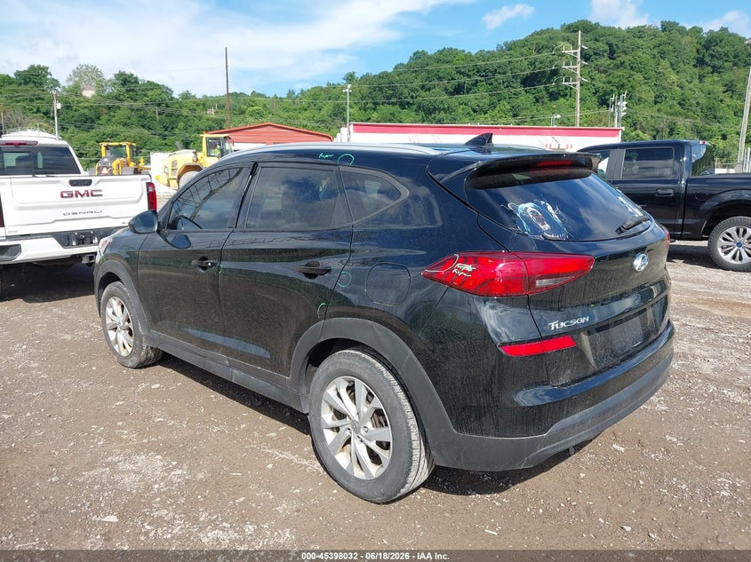 2019 Hyundai Tucson VIN KM8J3CA42KU007909 IAAI salvage auction — LEFT SIDE, Salvage Title, sold $2,600 on 2026-08-02 (photo 3)