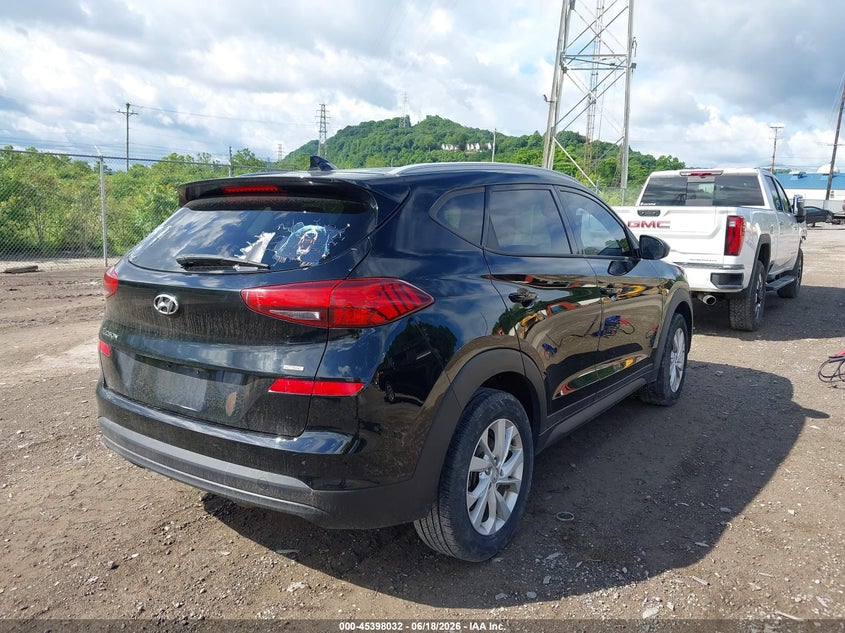 2019 Hyundai Tucson VIN KM8J3CA42KU007909 IAAI salvage auction — LEFT SIDE, Salvage Title, sold $2,600 on 2026-08-02 (photo 4)