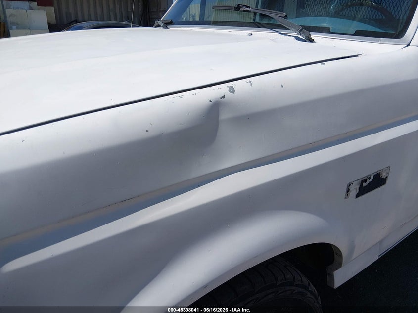 1992 Ford F350 VIN 2FDHF37G5NCA63516 IAAI salvage auction — LEFT FRONT, Salvage (California), sold $250 on 2026-07-09 (photo 6)