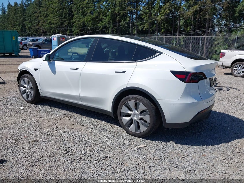 2023 Tesla Model y VIN 7SAYGDEE1PF825103 IAAI salvage auction — FRONT END, Salvage Title, sold $10,700 on 2026-07-16 (photo 3)