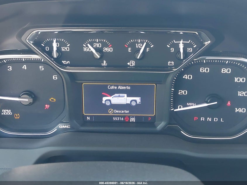 2022 Gmc SIERRA VIN 3GTU9CED4NG122609 IAAI salvage auction — FRONT END, Salvage Title, sold $14,350 on 2026-07-29 (photo 7)