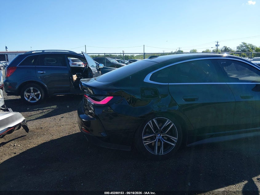 2023 BMW 4er VIN WBA73AV05PFN87837 IAAI salvage auction — REAR END, Salvage Title, sold $13,200 on 2026-08-14 (photo 6)