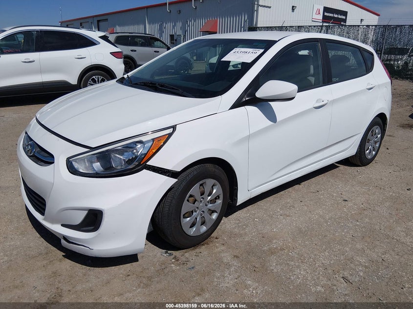 2016 Hyundai Accent VIN KMHCT5AE5GU287720 IAAI salvage auction — LEFT FRONT, Salvage (Kansas), sold $800 on 2026-07-17 (photo 2)