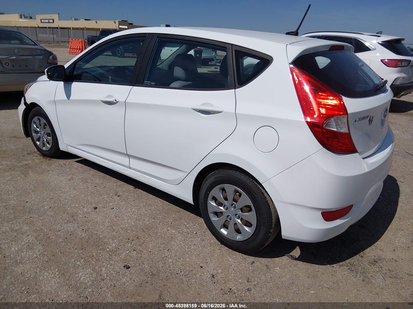 2016 Hyundai Accent VIN KMHCT5AE5GU287720 IAAI salvage auction — LEFT FRONT, Salvage (Kansas), sold $800 on 2026-07-17 (photo 3)