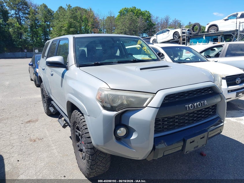 2017 Toyota 4runner VIN JTEBU5JR3H5424547 IAAI salvage auction — UNKNOWN, Clear (New York), sold $15,100 on 2026-07-28 (photo 1)