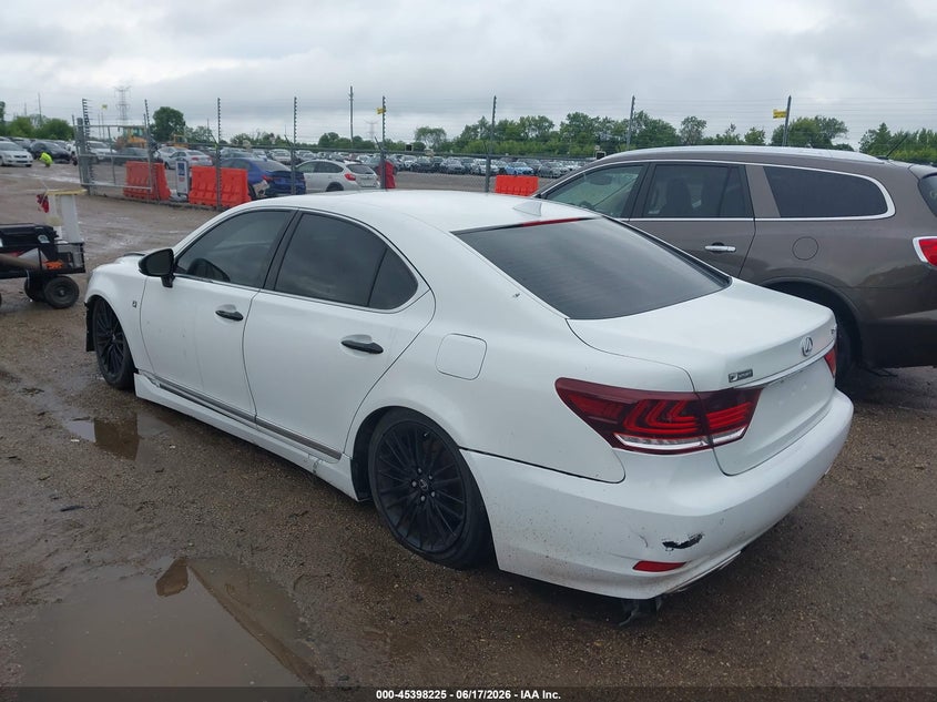 2015 Lexus Ls VIN JTHBL5EF2F5136263 IAAI salvage auction — FRONT END, Salvage (Texas), sold $1,600 on 2026-07-29 (photo 3)