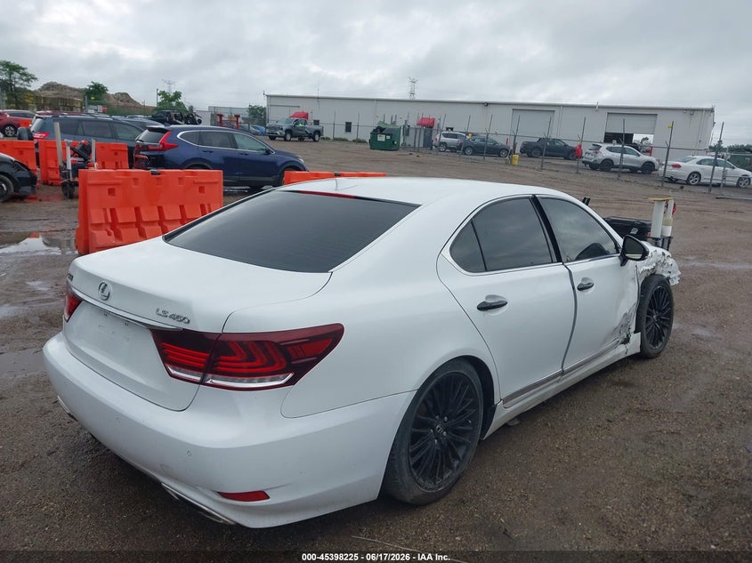 2015 Lexus Ls VIN JTHBL5EF2F5136263 IAAI salvage auction — FRONT END, Salvage (Texas), sold $1,600 on 2026-07-29 (photo 4)