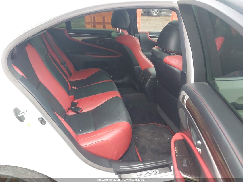 2015 Lexus Ls VIN JTHBL5EF2F5136263 IAAI salvage auction — FRONT END, Salvage (Texas), sold $1,600 on 2026-07-29 (photo 8)