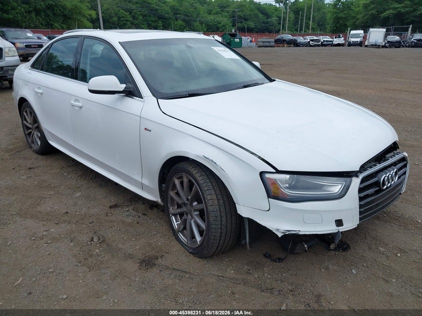 2016 Audi A4 VIN WAUFFAFL1GN015617 IAAI salvage auction — FRONT & REAR, Salvage (Idaho), sold $1,350 on 2026-07-15 (photo 6)