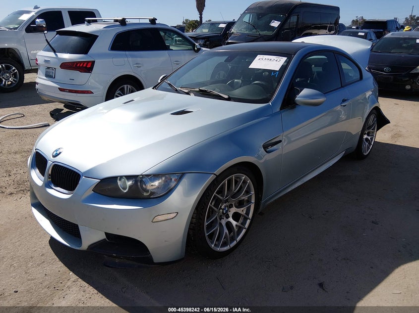 2011 BMW M3 VIN WBSKG9C58BE645431 IAAI salvage auction — REAR END, Salvage (California), sold $15,000 on 2026-07-29 (photo 2)