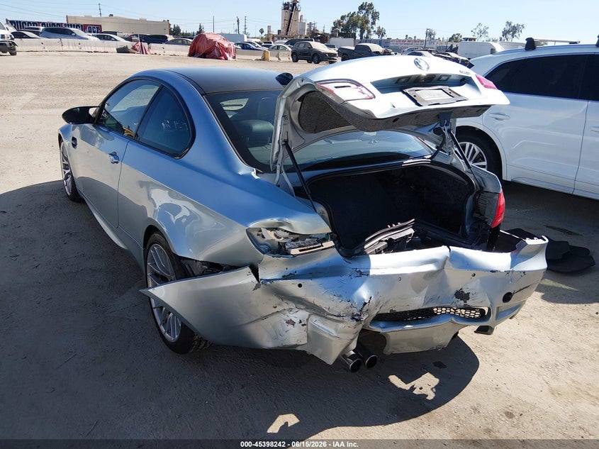 2011 BMW M3 VIN WBSKG9C58BE645431 IAAI salvage auction — REAR END, Salvage (California), sold $15,000 on 2026-07-29 (photo 3)