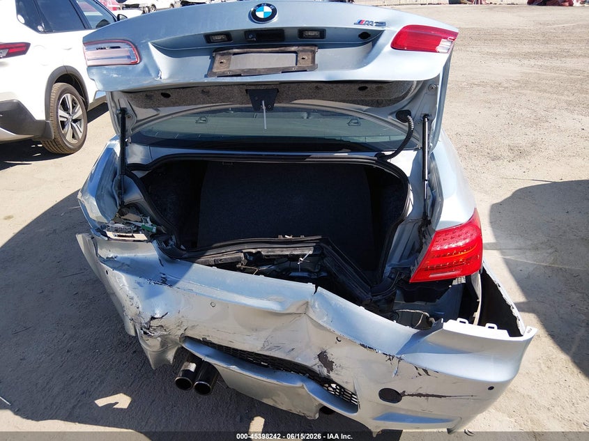 2011 BMW M3 VIN WBSKG9C58BE645431 IAAI salvage auction — REAR END, Salvage (California), sold $15,000 on 2026-07-29 (photo 6)