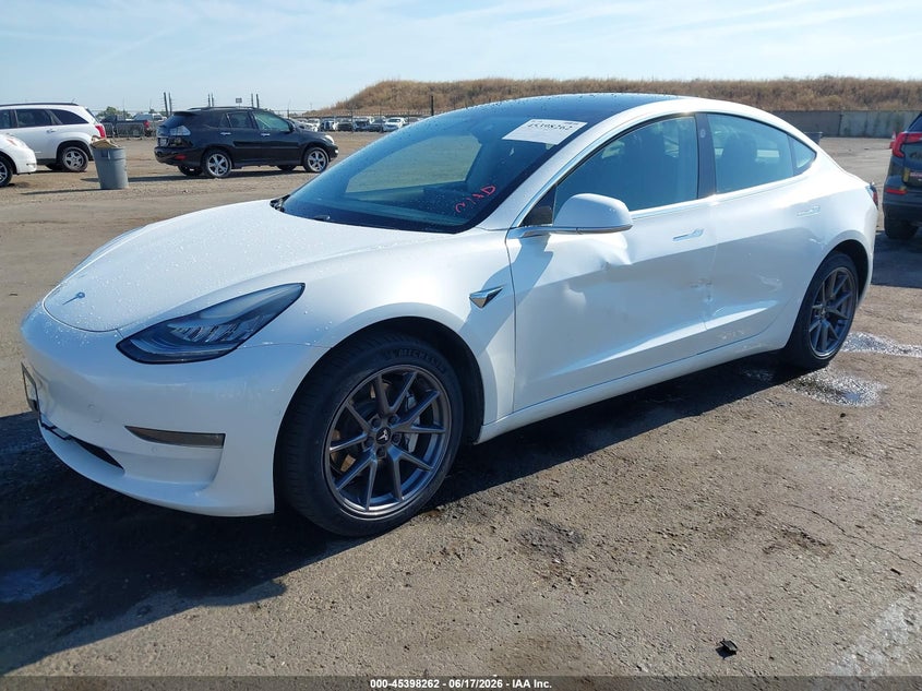 2019 Tesla Model 3 VIN 5YJ3E1EA9KF347269 IAAI salvage auction — LEFT SIDE, Salvage (California), sold $7,200 on 2026-07-09 (photo 2)