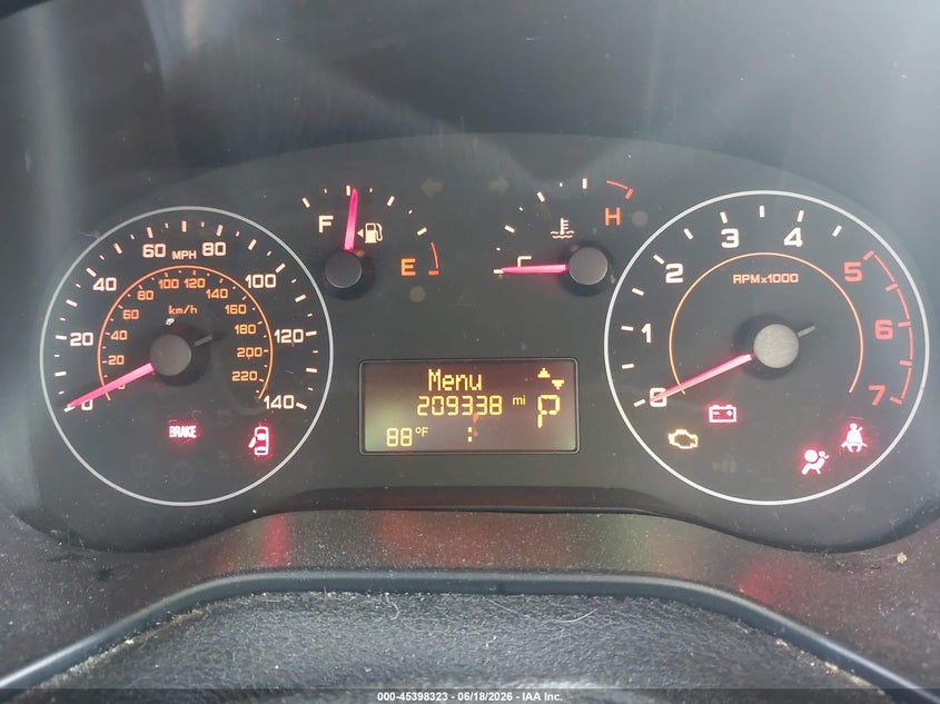 2019 Ram Promaster city VIN ZFBHRFAB6K6N43853 IAAI salvage auction — FRONT END, Salvage (Tennessee), sold $300 on 2026-07-22 (photo 3)