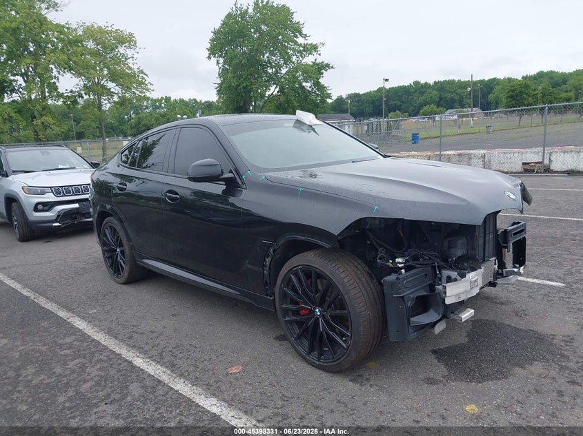 2021 BMW X6 VIN 5UXCY4C09M9E23929 IAAI salvage auction — FRONT END, Salvage (New Jersey), sold $13,800 on 2026-07-29 (photo 1)