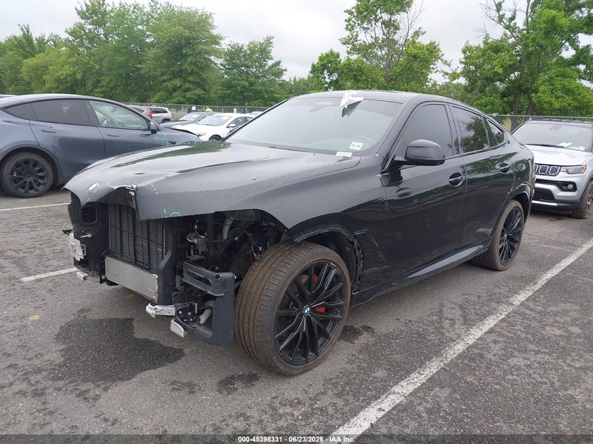 2021 BMW X6 VIN 5UXCY4C09M9E23929 IAAI salvage auction — FRONT END, Salvage (New Jersey), sold $13,800 on 2026-07-29 (photo 2)