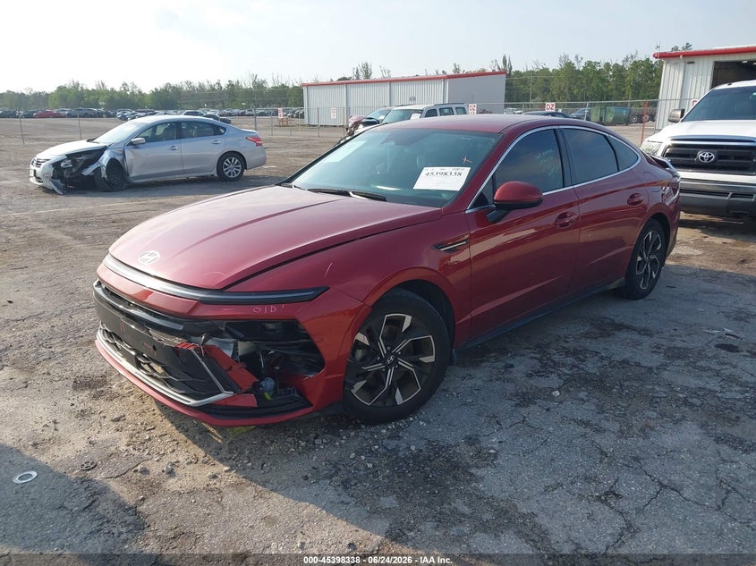 2024 Hyundai Sonata VIN KMHL64JA0RA387310 IAAI salvage auction — REAR END, Rebuildable (Florida), sold $4,950 on 2026-07-29 (photo 2)