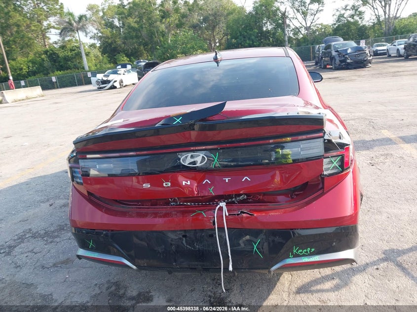 2024 Hyundai Sonata VIN KMHL64JA0RA387310 IAAI salvage auction — REAR END, Rebuildable (Florida), sold $4,950 on 2026-07-29 (photo 6)