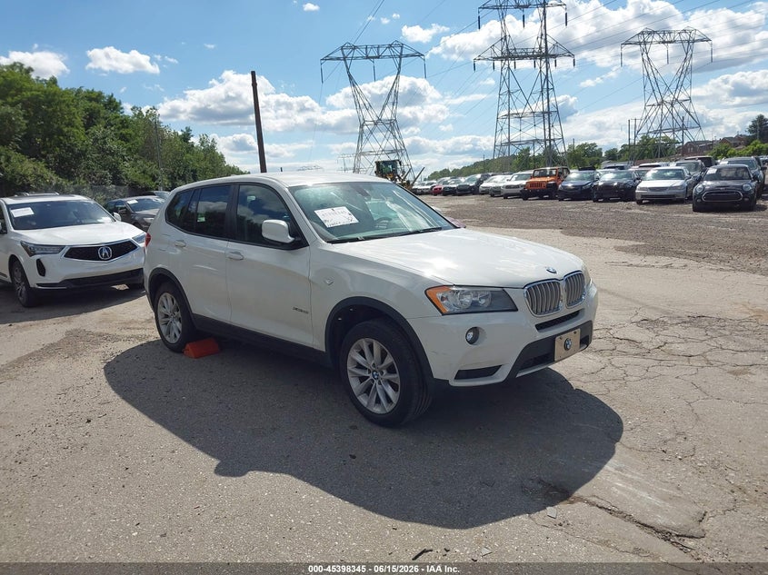 2014 BMW X3 VIN 5UXWX9C53E0D29883 IAAI salvage auction — NORMAL WEAR, Clear (Pennsylvania), sold $1,925 on 2026-07-24 (photo 1)