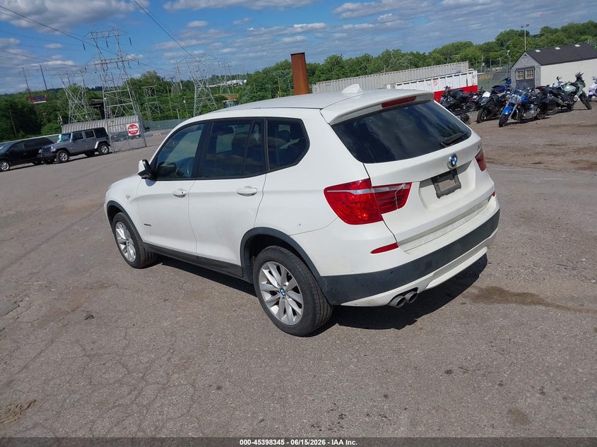 2014 BMW X3 VIN 5UXWX9C53E0D29883 IAAI salvage auction — NORMAL WEAR, Clear (Pennsylvania), sold $1,925 on 2026-07-24 (photo 3)
