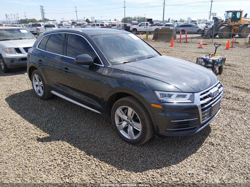 2018 Audi Q5 VIN WA1BNAFY9J2082209 IAAI salvage auction — NORMAL WEAR, Peddle Clear Public-Restricted (Oregon), sold $4,500 on 2026-07-29 (photo 1)