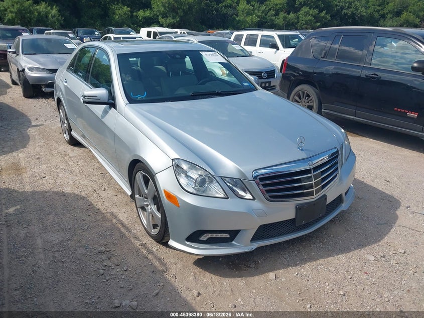 2011 Mercedes-benz E-class VIN WDDHF5GB9BA354799 IAAI salvage auction — NORMAL WEAR, Original (Texas), sold $1,500 on 2026-07-06 (photo 1)