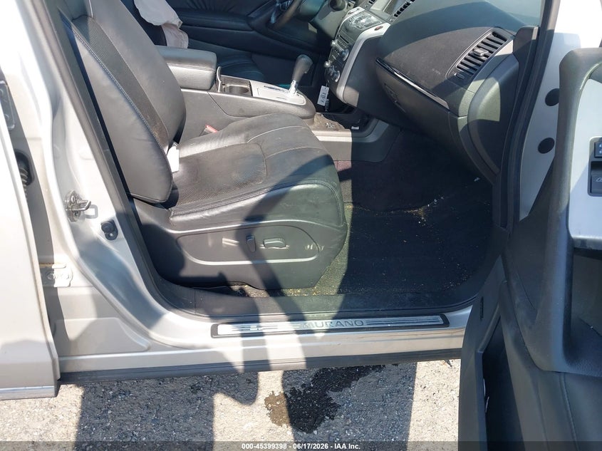 2010 Nissan Murano VIN JN8AZ1MW0AW110242 IAAI salvage auction — LEFT SIDE, Salvage - Greater Than 75% (Maryland), sold $525 on 2026-07-20 (photo 5)