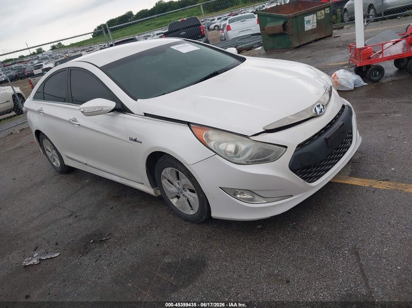 2013 Hyundai Sonata VIN KMHEC4A42DA084680 IAAI salvage auction — LEFT FRONT, Salvage (Iowa), sold $25 on 2026-07-28 (photo 1)