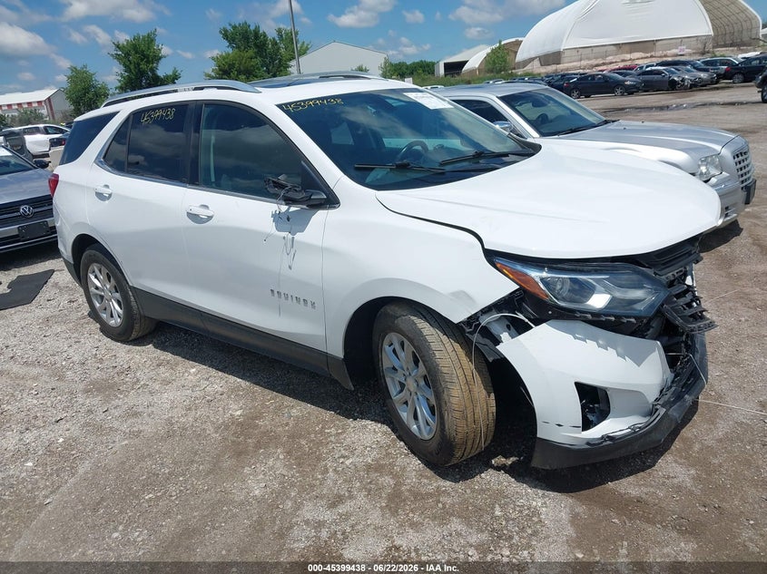 2018 Chevrolet Equinox VIN 2GNAXSEVXJ6266156 IAAI salvage auction — FRONT END, Salvage Title, sold $2,850 on 2026-07-28 (photo 1)