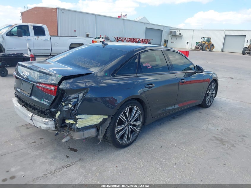 2023 Audi A6 VIN WAUE3BF25PN055166 IAAI salvage auction — REAR END, Original (Texas), sold $18,100 on 2026-07-29 (photo 4)