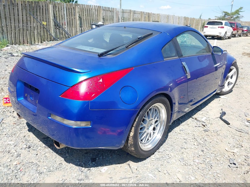 2006 Nissan 350z VIN JN1AZ34D86M308952 IAAI salvage auction — FRONT END, Clear (Maryland), sold $1,500 on 2026-07-20 (photo 4)