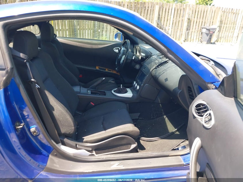 2006 Nissan 350z VIN JN1AZ34D86M308952 IAAI salvage auction — FRONT END, Clear (Maryland), sold $1,500 on 2026-07-20 (photo 5)