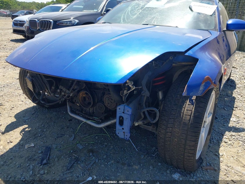 2006 Nissan 350z VIN JN1AZ34D86M308952 IAAI salvage auction — FRONT END, Clear (Maryland), sold $1,500 on 2026-07-20 (photo 6)