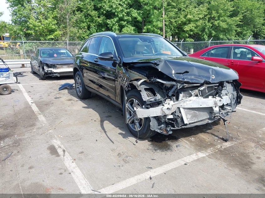 2019 Mercedes-benz Glc VIN WDC0G4JB0KV183922 IAAI salvage auction — FRONT END, Salvage (North Carolina), sold $25 on 2026-07-30 (photo 1)