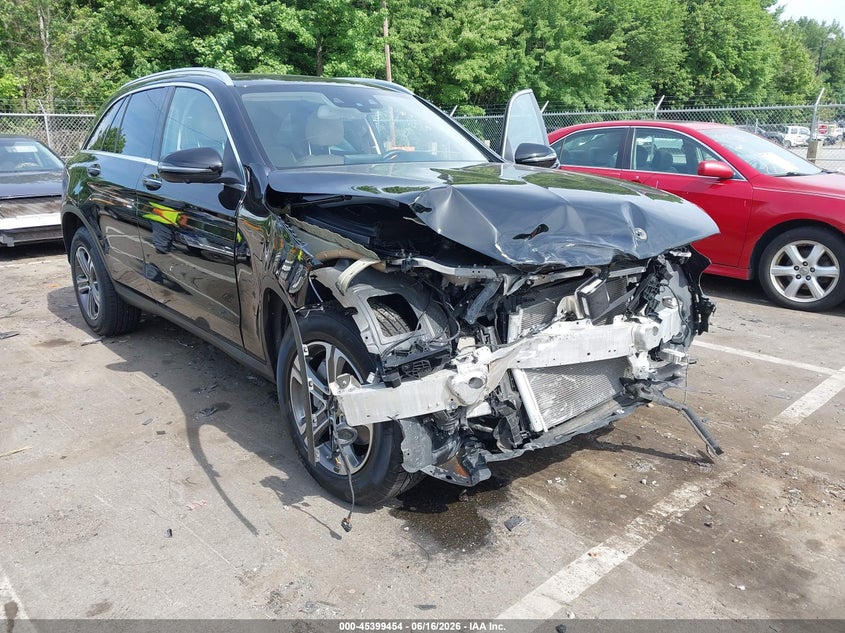 2019 Mercedes-benz Glc VIN WDC0G4JB0KV183922 IAAI salvage auction — FRONT END, Salvage (North Carolina), sold $25 on 2026-07-30 (photo 6)