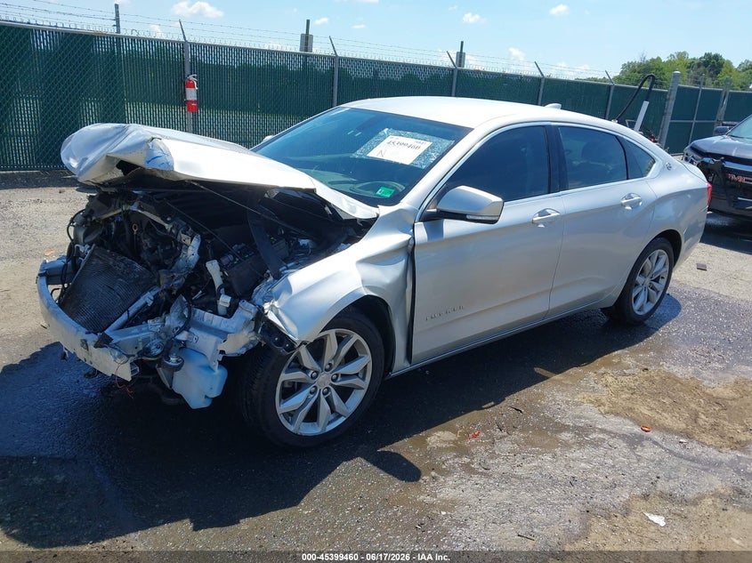 2019 Chevrolet Impala VIN 2G11Z5S3XK9109419 IAAI salvage auction — FRONT END, Salvage Title, sold $475 on 2026-07-18 (photo 2)