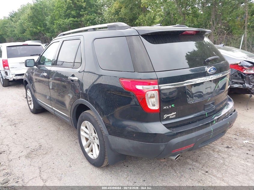 2015 Ford Explorer VIN 1FM5K8D87FGA43860 IAAI salvage auction — REAR END, Salvage Title, sold $800 on 2026-07-24 (photo 3)