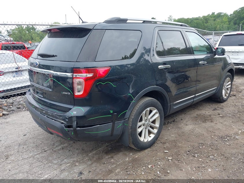2015 Ford Explorer VIN 1FM5K8D87FGA43860 IAAI salvage auction — REAR END, Salvage Title, sold $800 on 2026-07-24 (photo 4)