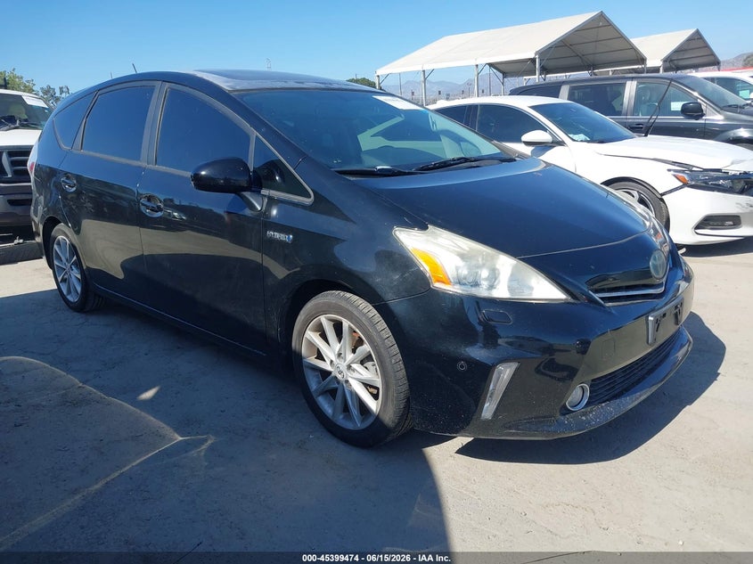 2012 Toyota Prius v VIN JTDZN3EU4C3038646 IAAI salvage auction — LEFT FRONT, Salvage Title, sold $2,050 on 2026-07-22 (photo 1)