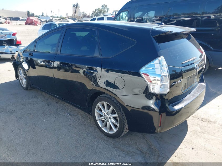 2012 Toyota Prius v VIN JTDZN3EU4C3038646 IAAI salvage auction — LEFT FRONT, Salvage Title, sold $2,050 on 2026-07-22 (photo 3)