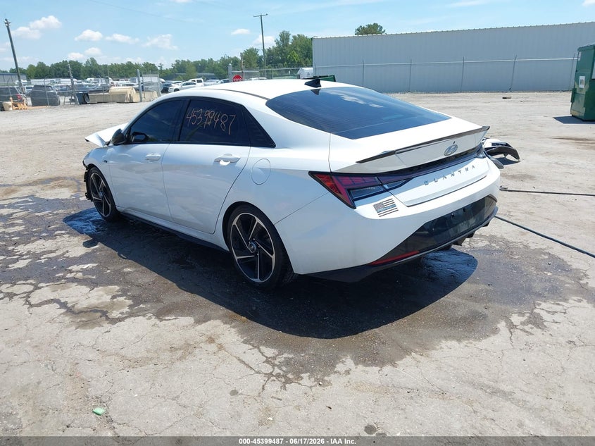 2022 Hyundai Elantra VIN KMHLR4AF0NU227553 IAAI salvage auction — FRONT END, Salvage (Virginia), sold $3,425 on 2026-07-17 (photo 3)