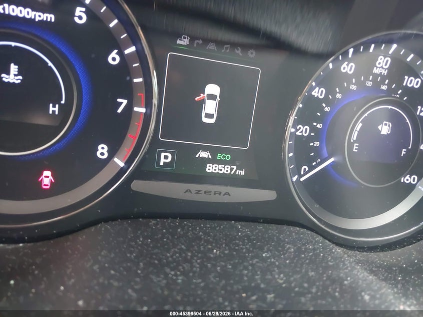 2017 Hyundai Azera VIN KMHFH4JG8HA583490 IAAI salvage auction — NORMAL WEAR, Clear (Florida), sold $975 on 2026-07-29 (photo 7)