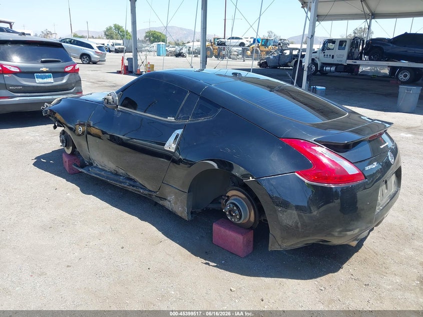 2010 Nissan 370z VIN JN1AZ4EH4AM504502 IAAI salvage auction — FRONT END, Salvage (California), sold $1,600 on 2026-07-28 (photo 3)