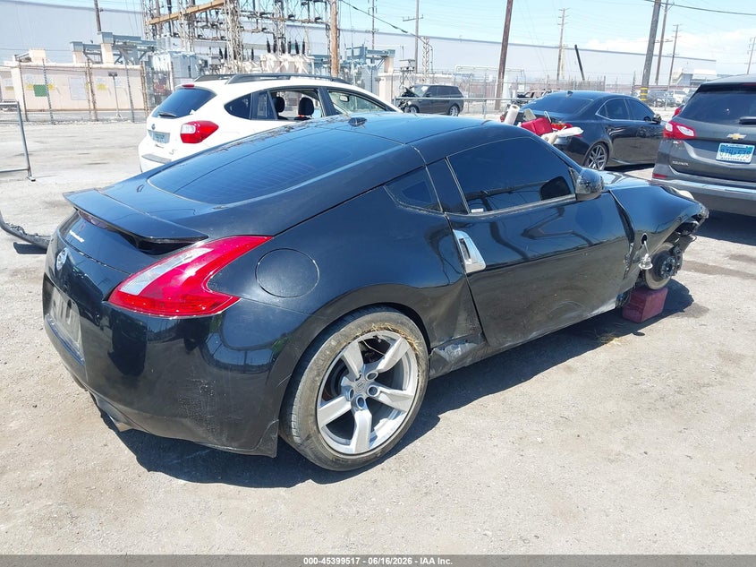 2010 Nissan 370z VIN JN1AZ4EH4AM504502 IAAI salvage auction — FRONT END, Salvage (California), sold $1,600 on 2026-07-28 (photo 4)