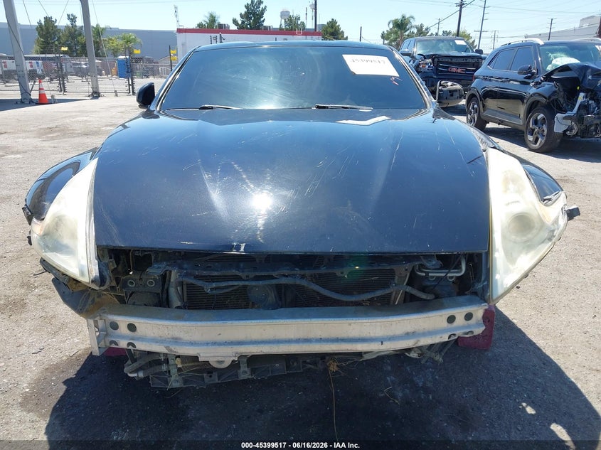 2010 Nissan 370z VIN JN1AZ4EH4AM504502 IAAI salvage auction — FRONT END, Salvage (California), sold $1,600 on 2026-07-28 (photo 6)